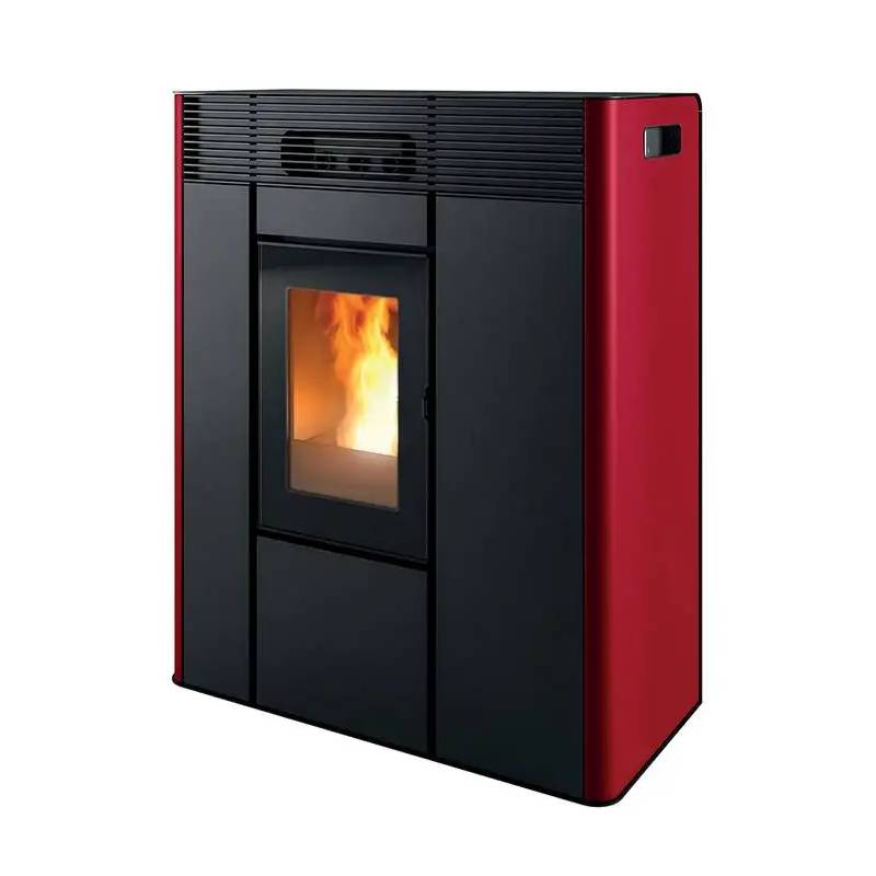 Stufa A Pellet Idro MCZ Thea Hydro 16 KW S1 Bordeaux In A