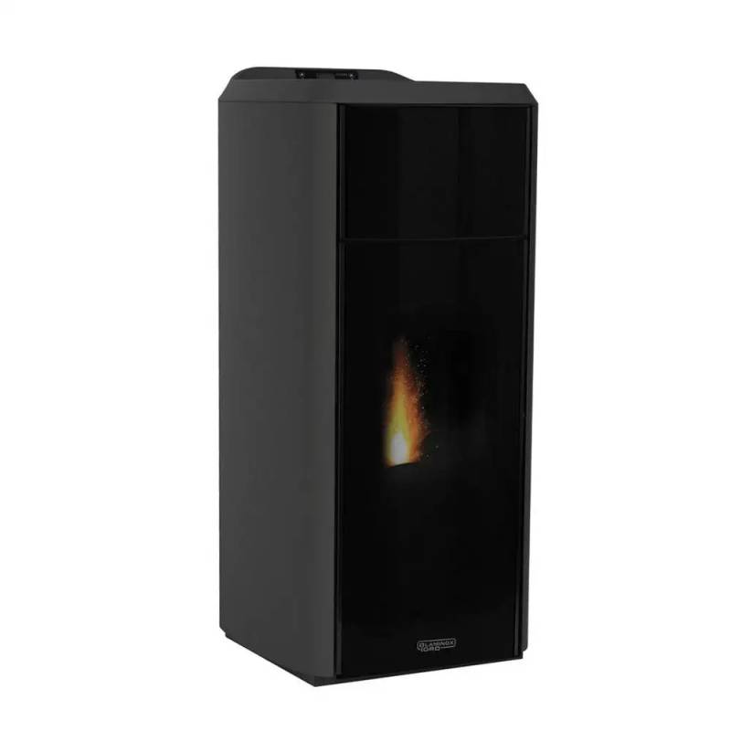 Stufa A Pellet Idro Laminox Carlotta Idro Lux Black Line Kw