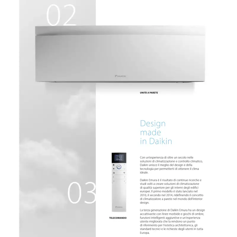 Daikin Inverter Emura Silver Dual Split Da Btu