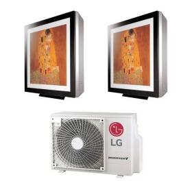 Condizionatore LG Dual Split Art Cool Gallery 9+9 9000+9000 Btu Inverter A++ MU2R17.UL0