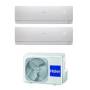 Condizionatore Haier Nebula Green White Dual Split Inverter 7+7 7000+7000 Btu A++ WiFi 2U40S2SC1FA