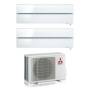 Condizionatore con inverter dual split Mitsubishi LN 9000+12000 Btu Pearl White con WiFi in R32 A+++ MXZ-2F42VF