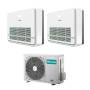 Condizionatore con inverter dual split Console Hisense AKT35 12000+12000 Btu R32 in A++