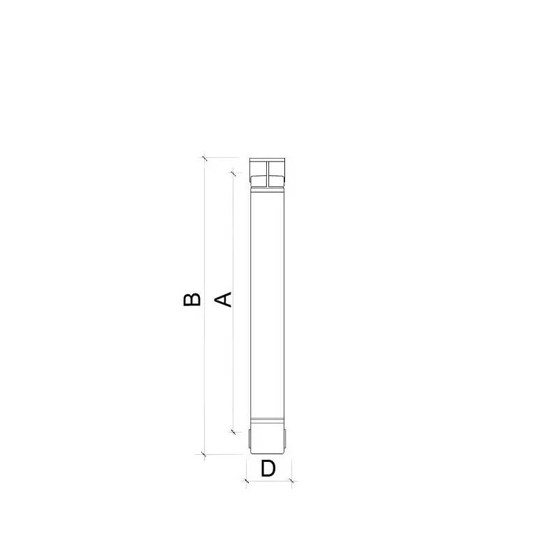 Radiatori in alluminio pressofuso Fondital Garda Dual 80 con elementi  interasse 1400