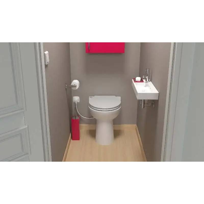 Trituratore WC integrato Sanitrit Sanicompact 43 Silence CPT43LS per lavabo  550 W