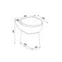 Trituratore integrato WC e per lavabo Sanitrit Sanicompact 43 Silence CPT43LS 550 W