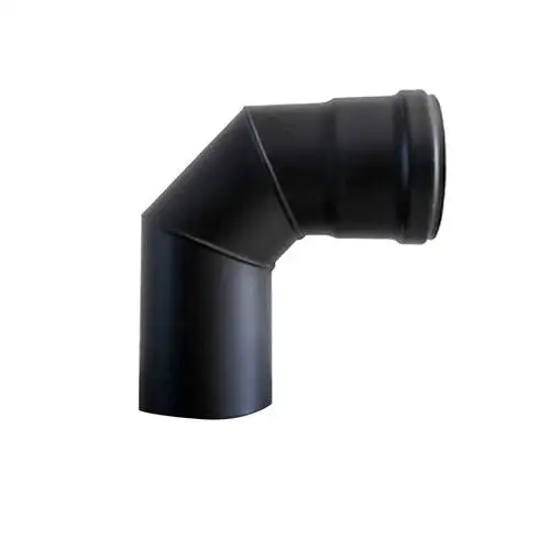 Tubo acciaio nero 2 mt per stufe a pellet diametro 80 mm