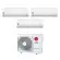 Climatizzatore LG Libero Smart wifi trial split 7000+7000+7000 btu inverter in R32 MU3R19