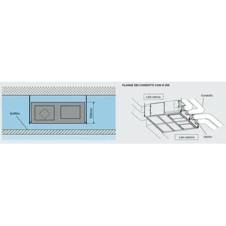 Recuperatore di calore VMC la Ventilazione Evoeco EVO1 con telecomando