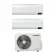 Samsung serie WindFree Elite dual split da 7000+12000 btu con esterna da 4 kW