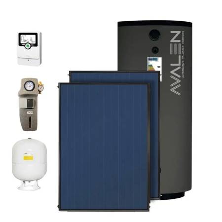 Kit pannello solare Avalen EasyFlat da 300 lt a circolazione forzata