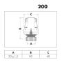 Kit valvola termostatizzabile con detentore e testa termostatica da 1/2 a squadra Caleffi 1222402