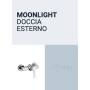 Miscelatore gruppo per doccia esterno Jacuzzi Moonlight colore cromato