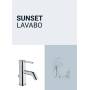 Jacuzzi Sunset miscelatore per lavabo monocomando cromato