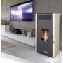 Stufa a pellet ad aria Laminox Ada Air 6 kW antracite in classe A+ WiFi ready