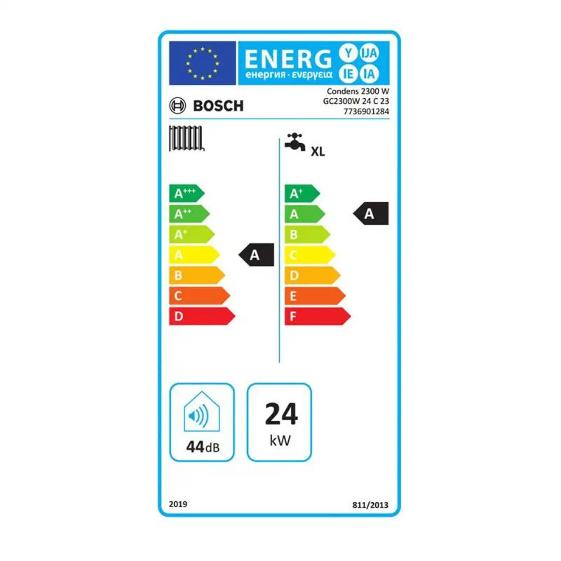 Caldaia a condensazione Junkers Bosch Condens 2300 W GC2300W da 24 kW