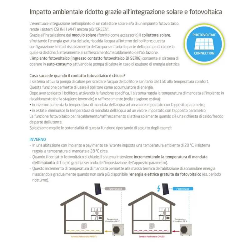 Sistema Ibrido Baxi Csi In Auriga H Wi Fi Pompa Di Calore E Caldaia Con Wi Fi