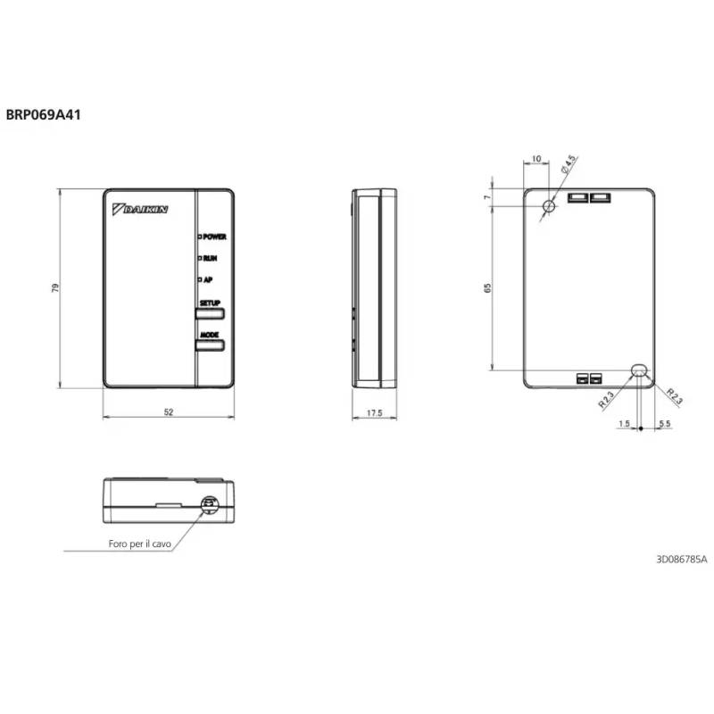 Interfaccia Modulo Wifi Daikin Brp B Condizionatori Bluevolution Ftxm M