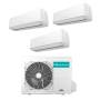 Climatizzatore Inverter Hisense Hi Comfort Wi-fi Trial Split 7000+7000+7000 Btu 3AMW52U4RJC R-32 A++