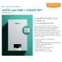 Sistema ibrido Vaillant PDC aroTHERM plus VWL 65/6 A da 6 kw e caldaia Ecotec plus VMW 26CS/1-5