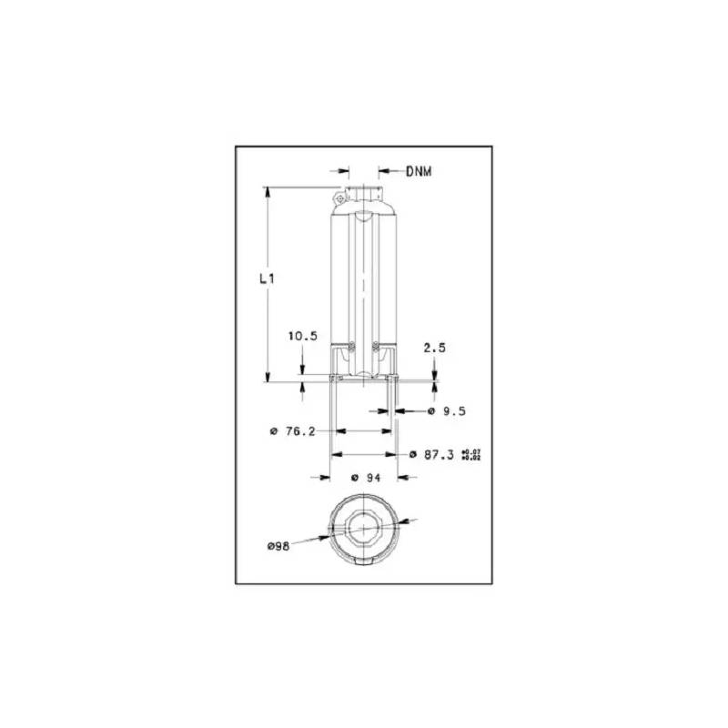 Lowara Pompa sommersa per pozzo artesiano 12GS22T Trifase 2,2 Kw con alta  portata di acqua di qualità professionale