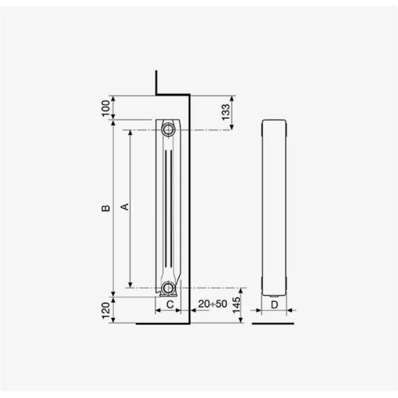 ASM Büro B-TH80 - Riscaldamento a infrarossi, pannelli riscaldanti da 800  Watt, cavo di prolunga da 10 m : : Elettronica