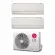 LG Artcool Color dual split da 12000+12000 btu inverter e esterna mu2r17