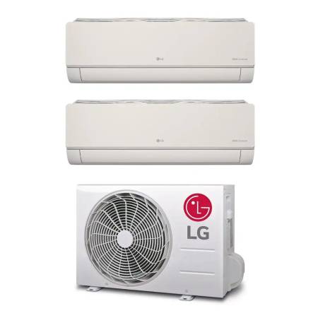 LG Artcool Color dual split da 12000+12000 btu inverter e esterna mu2r17