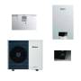 Sistema ibrido Vaillant PDC aroTHERM plus VWL 155/6 A da 15 kw e caldaia Ecotec plus VMW 26CS/1-5