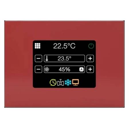 Galletti EVO-2-TOUCH-R comando per ventilconvettore Art-U Red EYE2TR00000A