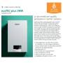 Sistema ibrido Vaillant PDC aroTHERM plus VWL 85/6 A da 8 kw e caldaia Ecotec plus VMW 35CS/1-5