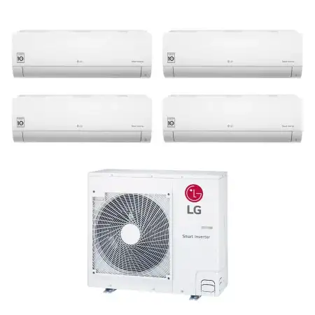 Climatizzatore LG Libero Smart wifi quadri split 7000+7000+7000+12000 btu inverter in R32 MU4R25