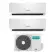 Condizionatore Hisense Bio Air dual 12+12 btu classe A++ pompa di calore