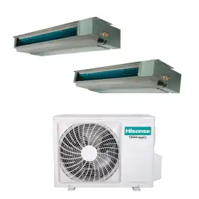 Climatizzatore Hisense canalizzato dual split 12000+12000 btu 3AMW62U4RFA A++