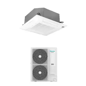 Climatizzatore Hisense serie turbo cassetta round flow R32 42000 btu AUC125UR4RKC8 inverter