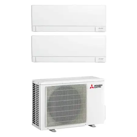 Climatizzatore Mitsubishi AY dual split 9000+12000 btu con inverter in R32 WI-FI incluso in A+++ MXZ-2F53VF3