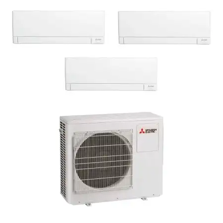 Climatizzatore Mitsubishi AY trial split 9000+9000+12000 btu con inverter in R32 WI-FI incluso in A+++ MXZ-3F54VF3