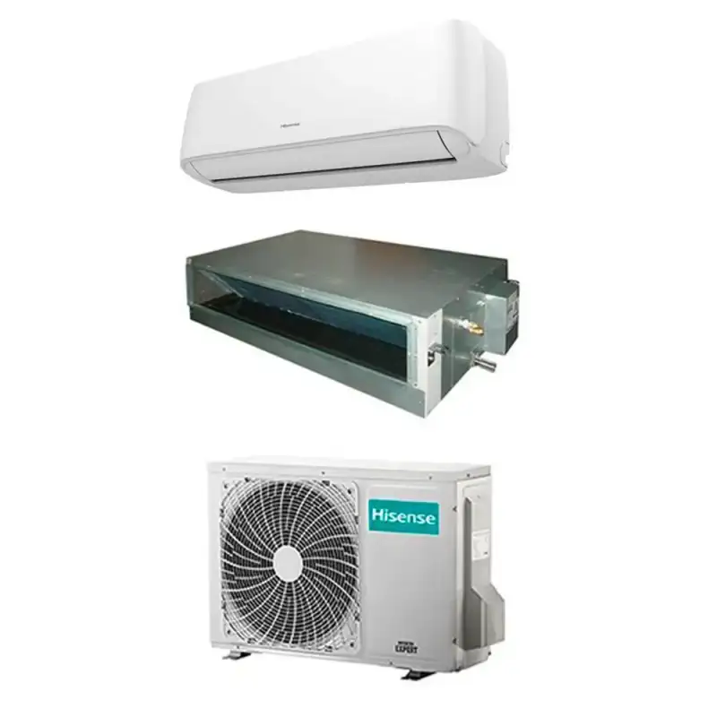 Condizionatore Con Inverter Dual Split E Canalizzato Hisense 90009000 Btu Hi Comfort E 0373