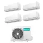 Climatizzatore Inverter Hisense Hi Comfort Wi-fi Quadri Split 7000+7000+9000+12000 Btu 4AMW105U4RAA R-32 A++