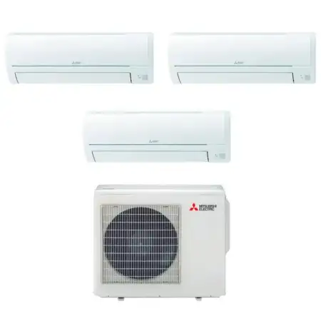 Climatizzatore Mitsubishi BT trial split 7000+7000+9000 btu con inverter in R32 WI-FI incluso in A+++ MXZ-3F54VF3