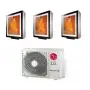 Condizionatore LG Trial Split Art Cool Gallery 9+9+12 9000+9000+12000 Btu Inverter MU3R19 R32 A+++ WIFI ready