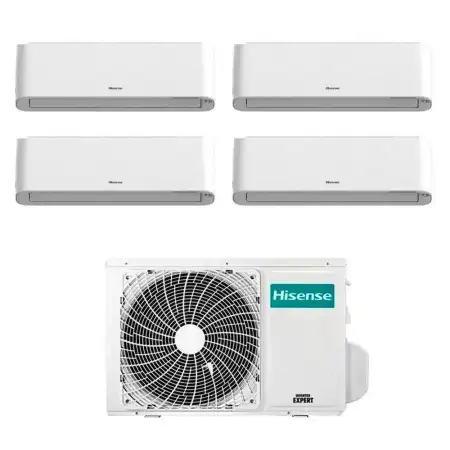 Climatizzatore Hisense Energy Pro quadri split da 9+9+9+9 btu con wifi 4AMW81U4RJC