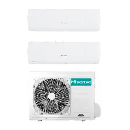 Climatizzatore Inverter Hisense IQ plus Wi-fi Dual Split 9000+12000 Btu 2AMW52U4RXC R-32 A++