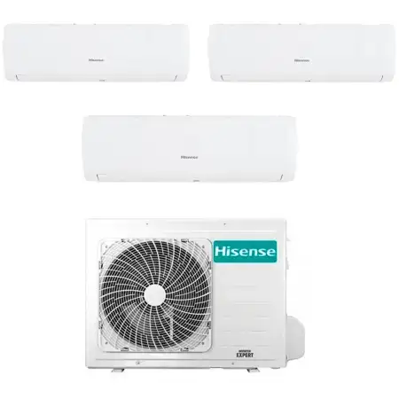 Climatizzatore Inverter Hisense IQ Plus Wi-fi Trial Split 12000+12000+12000 Btu 3AMW72U4RJC R-32 A++