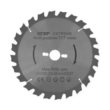 Seghe Circolari Multiuso per Legno - Metallo 315 mm ECEF