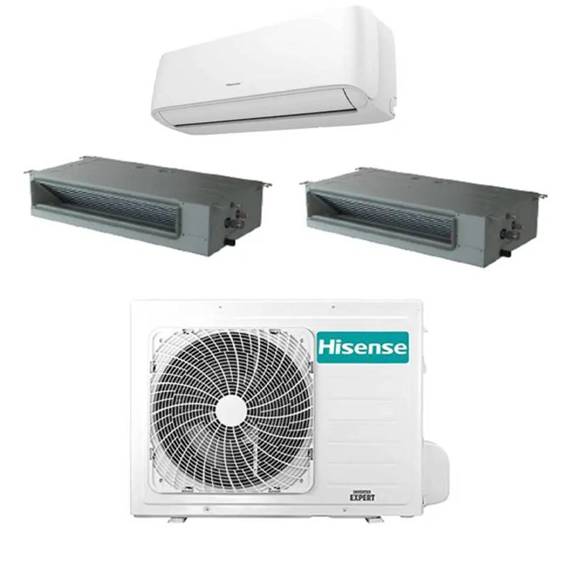 Climatizzatore Hi Comfort Canalizzato Con Inverter Hisense Trial Split 9000900012000 Btu A 7786