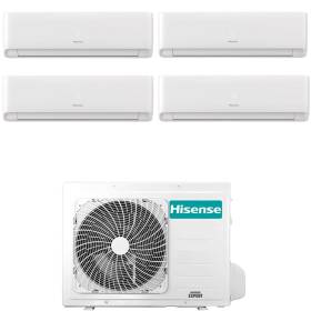 Climatizzatore Inverter Hisense Ecosense Wi-fi Quadri Split 7000+7000+9000+9000 Btu 4AMW81U4RJC R-32 A++