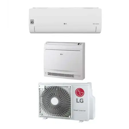 Climatizzatore LG dualsplit inverter Libero smart console 9000 + 12000 btu in R32 MU2R15 A+++