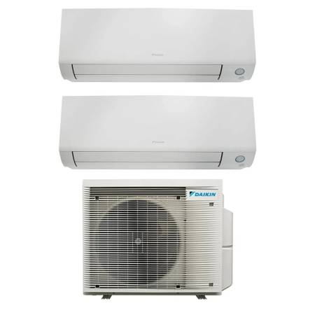 Condizionatore dual split Daikin Perfera all seasons 9000+12000 btu WiFi con inverter in A+++ e gas R32 2MXM68A