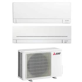 Climatizzatore Mitsubishi AP AY dual split 7000+12000 btu inverter in R32 WI-FI incluso in A+++ MXZ-2F42VF3